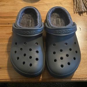 Fuzz lined crocs